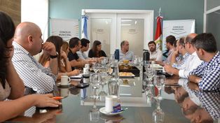 Concejales y funcionarios municipales analizaron los trabajos realizados tras el temporal