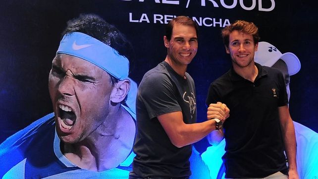 Rafael Nadal animará este miércoles un partido de exhibición ante el top ten noruego Casper Ruud en Buenos Aires.&nbsp;