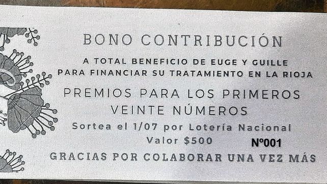 Bono contribución a beneficio de gemelas con dispraxia verbal