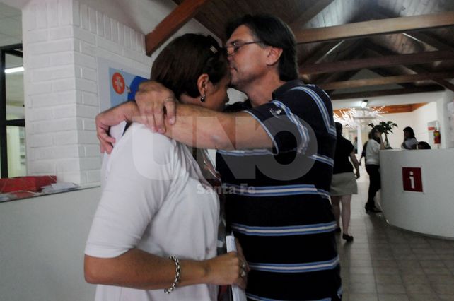 La familias se mostró feliz con la guarda pre-adoptiva y espera ansioso la llegada a casa de las nenas.