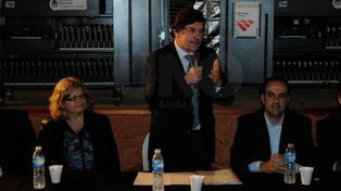 Sileoni estuvo en Santa Fe y dijo que no habrá paritaria hasta el año próximo
