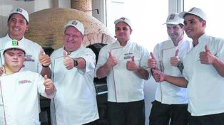 Un equipo argentino compite en el Mundial de la Pizza