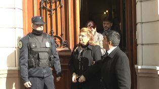 El día que Bordeira fue procesada y quedó detenida.&nbsp;