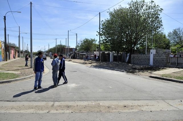 el lugar. La esquina de Garibaldi y Rodríguez donde se cometió el crimen.