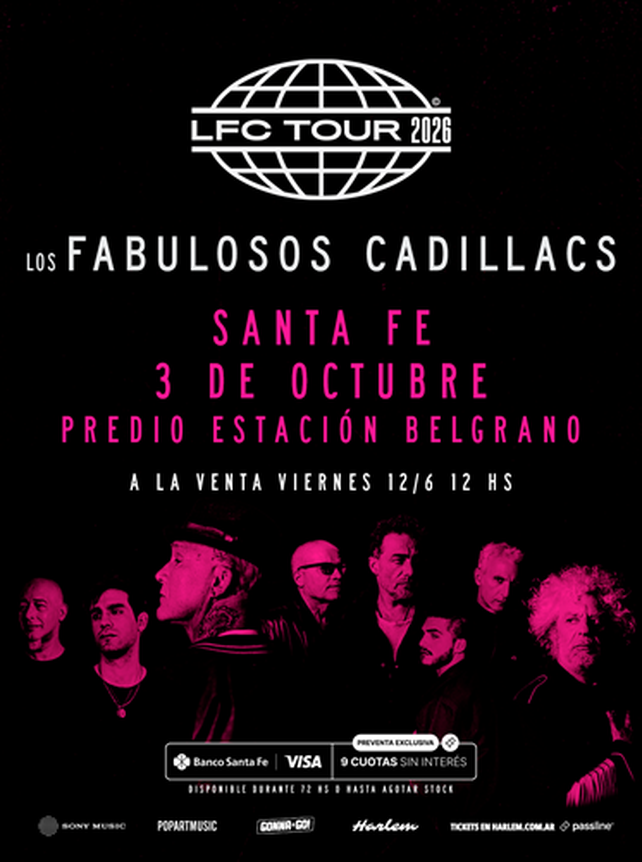 Histórico: Los Fabulosos Cadillacs regresan a Santa Fe