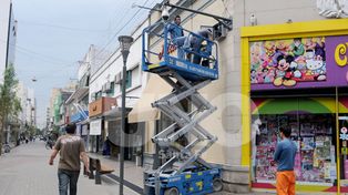 Peatonal Norte: instalan más de 20 cámaras en 400 metros