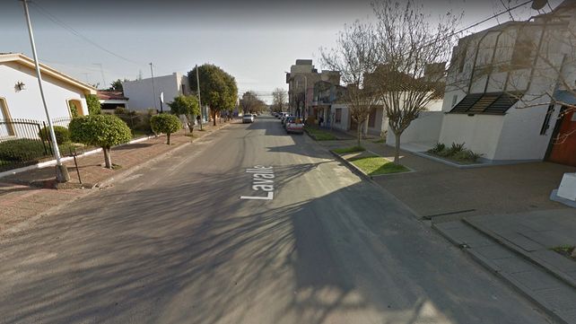 El lugar del accidente: calle Lavalle