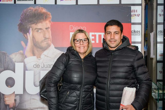 Soledad Casapuana y Fabián Rolón
