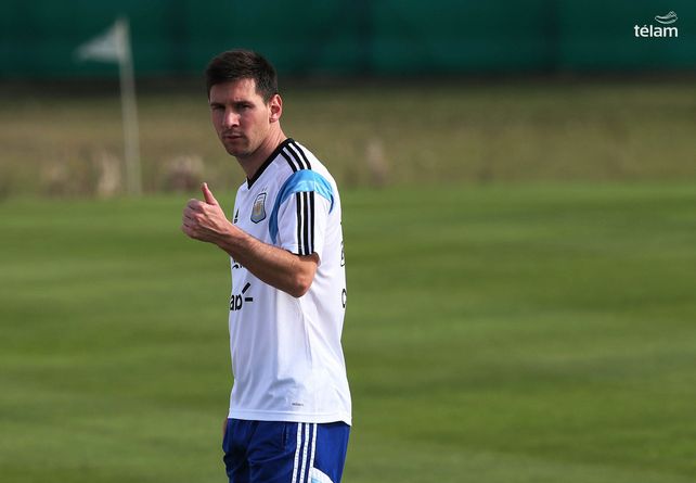 Bauza espera que Messi le confirme por teléfono que jugará. Foto Télam.&nbsp;