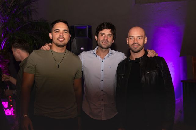 Luca Lapuente, Jonatan Ainbinder y Mateo Vignau   