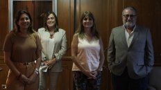 Los integrantes de la lista Acción Notarial. Los integrantes de la lista Acción Notarial.
