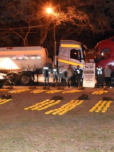 Ruta 34: secuestraron 388 kilos de cocaína ocultos en camiones cisterna, valuados en más de US$ 7 millones