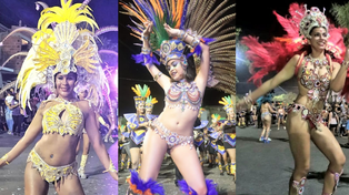 Una multitud disfruta de los carnavales santotomesinos