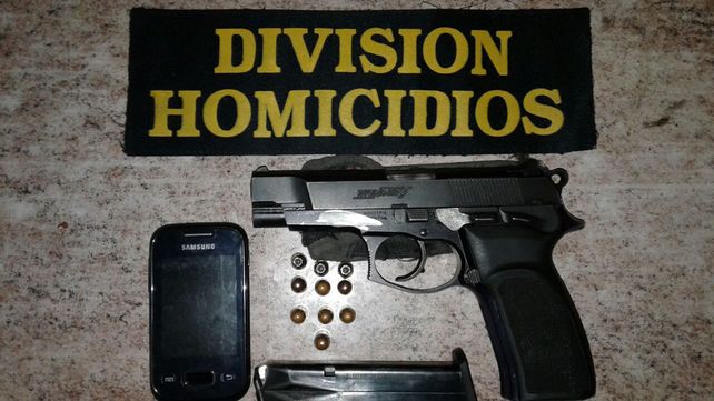 Prueba. Secuestraron un arma de igual calibre que la del ataque.&nbsp;