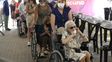 en imagenes: comenzo la vacunacion a mayores de 90 anos en la ex rural