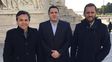 Los concejales Digo Giuliano, Alejandro Roselló y Martín Rosúa, los autores del proyecto para crear una Oficina Anticorrupción en Rosario.&nbsp;