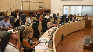 Entre las bancas. El proyecto sobre el narcotest no tuvo ingreso sobre tablas en la sesión de este jueves.
