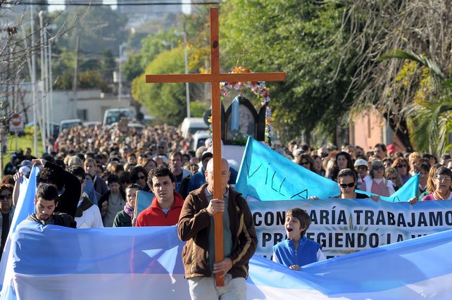Paraná: 34º Peregrinación de los trabajadores a La Loma