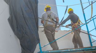 Un albañil cayó de una obra en construcción en Paraná