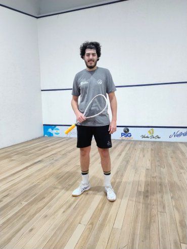 Squash: el rosarino Massimo Ferrini será el embajador de la provincia