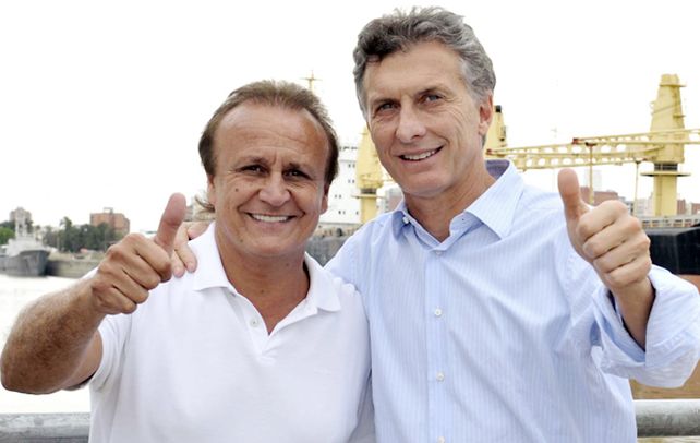 Macri y Del Sel estuvieron ayer en la capital provincial.