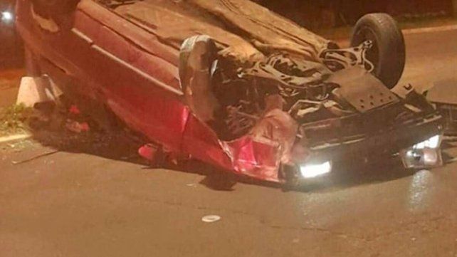 Concordia: un hombre fue hospitalizado tras chocar contra un cantero