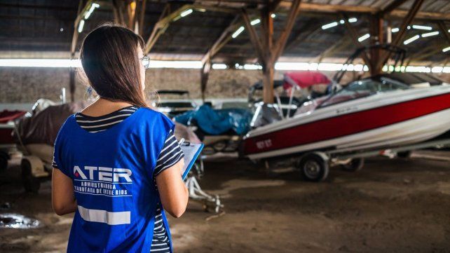 TER realizó controles de embarcaciones en guarderías náuticas. Se fiscalizaron embarcaciones deportivas y recreativas sin registrar.