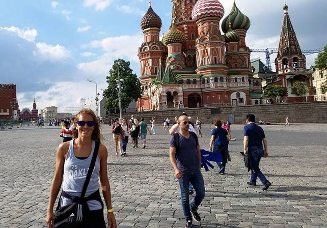 En Rusia. La gira por Europa le da tiempo a Gallay para pegarse una escapada y conocer las grandes obras