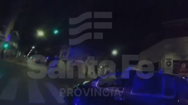 La persecución que se realizó por calles del centro de Rosario