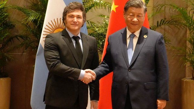 El presidente Javier Milei se reunió con su par de China