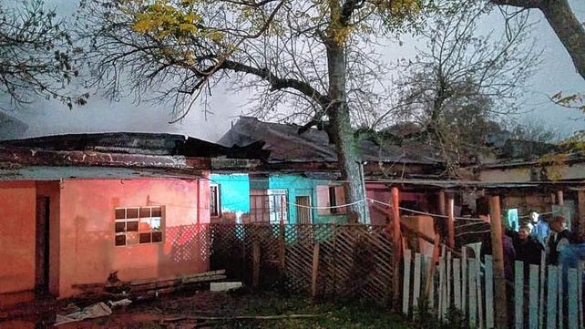 Ocho familias afectadas por un incendio en Concordia