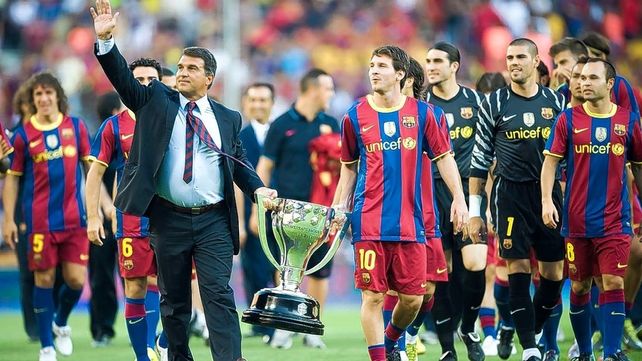 Laporta confía en que Messi le dará una chance a Barcelona
