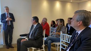 Información. El ministro Agosto presentó el avance del proyecto.