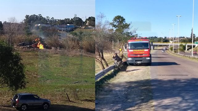 Incendio en cañaveral cerca del túnel preocupa por perdida de gas&nbsp;