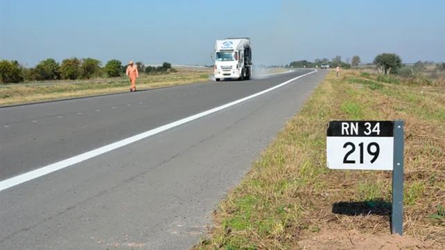 El estado de la ruta nacional 34 en territorio santafesino también fue cuestionado por el ministro de Obras Públicas santafesino Lisandro Enrico.