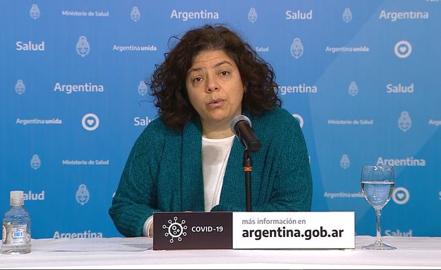 VOZ AUTORIZADA.La secretaria de Acceso a la Salud suele dar los partes diarios.