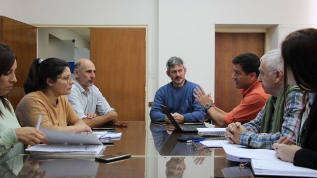De la reunión participaron la secretaria de Agroalimentos