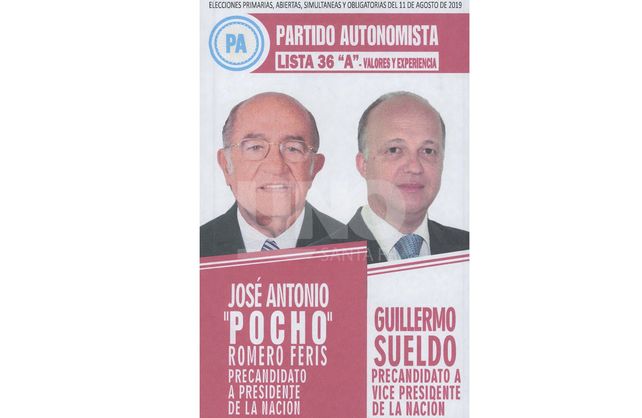 Boletas precandidatos a presidente.&nbsp;