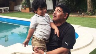 Internan al hijo de Diego por un cuadro febril