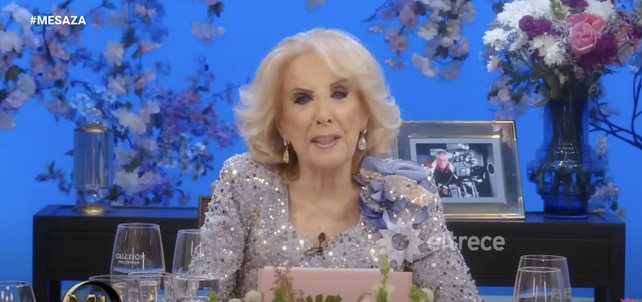 Mirtha Legrand en su programa
