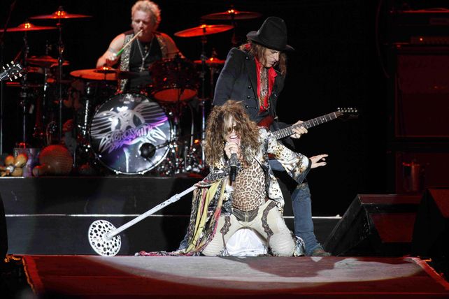 Eternos. Aerosmith mostró su vigencia en la primera noche del festival.