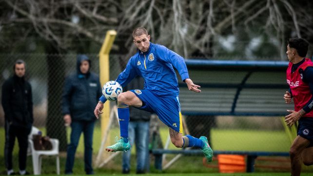 Agustín Módica se recuperó de una dura lesión en la rodilla y convirtió en el primer amistoso.