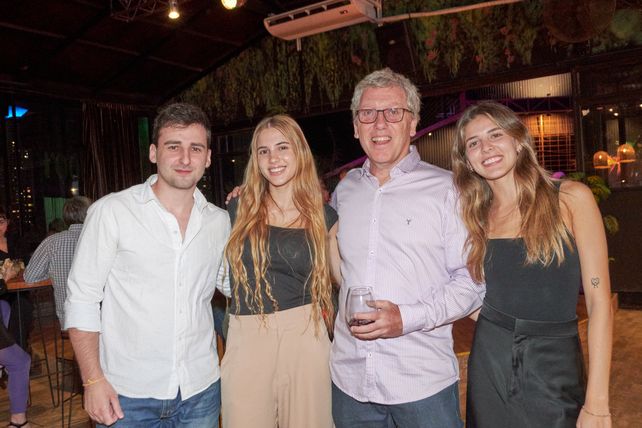 Fermín Sánchez, Martina Duque, Adrián Gerber y Lucía López