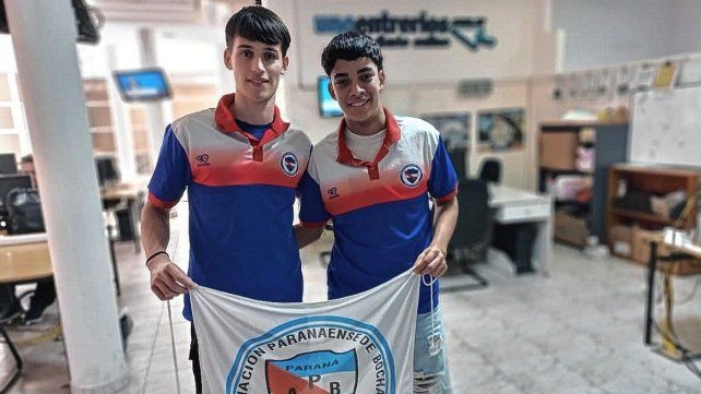 Bochas: Carmelo y Gonzalo pertenecen a la Asociación Paranaense.