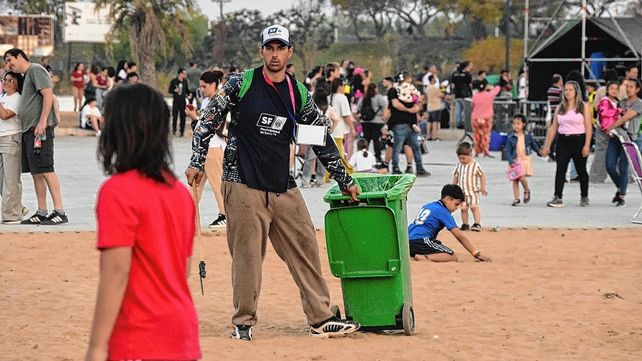 Más de 9 toneladas. Se recolectaron 9.280 kg de residuos en la primera semana de los Juegos Suramericanos.