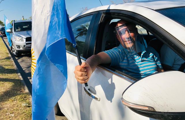 En Santa Fe también hubo marcha contra el gobierno nacional