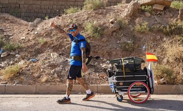 Un español que iba caminando a Qatar desapareció en Irak