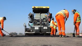La provincia realiza obras en el corredor productivo AU Santa Fe-Rosario