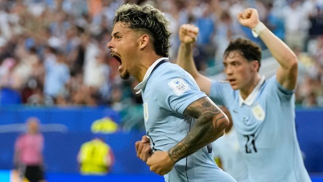 Uruguay lo empató. Maximiliano Araújo