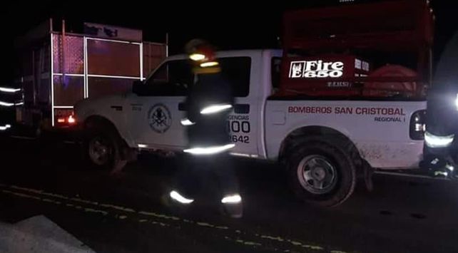 El accidente sucedió sobre ruta 4